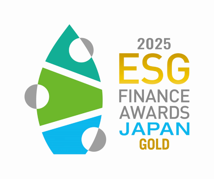 Logo of The 6th ESG Finance Award Japan Gold Prize in Investor Category(Minister of the Environment Award)